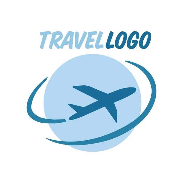 Travel Themed Vector Design Suitable Logos Brands Agency Companies — Stock Vector