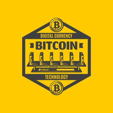 Kripto para birimi temalı vektör tasarımı