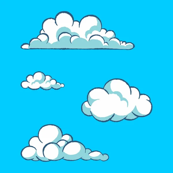 Diseño Simple Vectores Temáticos Nube — Archivo Imágenes Vectoriales