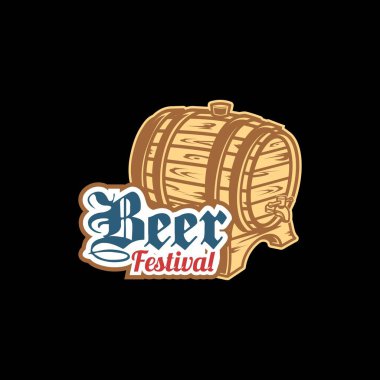 Bira temalı vektör veya logo tasarımı, içecek şirketleri veya bar işletmeleri için marka etiketleri için uygundur