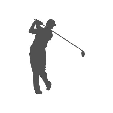 Golf sporu temalı vektör tasarımı