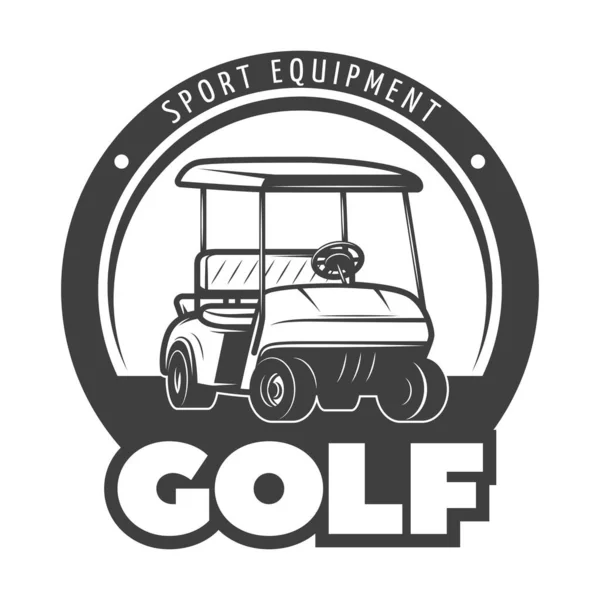 Golf Sport Thème Vectoriel Design — Image vectorielle