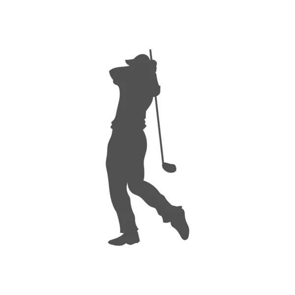 Golf Sport Design Vettoriale Tema — Vettoriale Stock