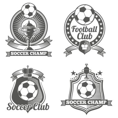 Futbol sporu temalı vektör tasarımı