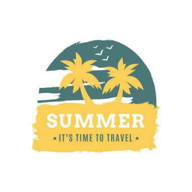 Yaz temalı vektör tasarımı