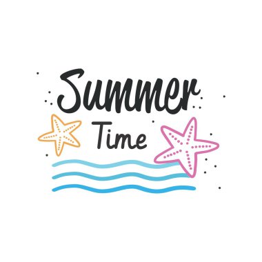 Yaz temalı vektör tasarımı