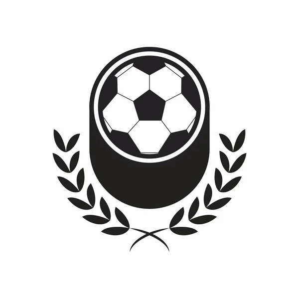 Calcio Sport Design Vettoriale Tema — Vettoriale Stock