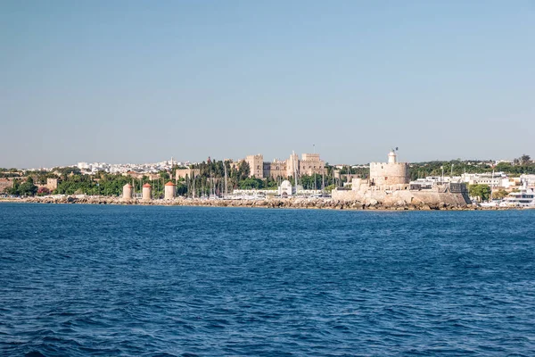 Utsikt Över Rhodos Från Havet Grekland — Stockfoto