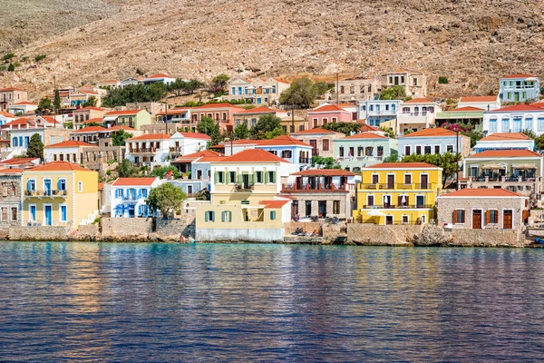 Yunanistan 'ın Dodecanese ada zincirinin bir parçası olan Rodos yakınlarındaki Halki Adası.