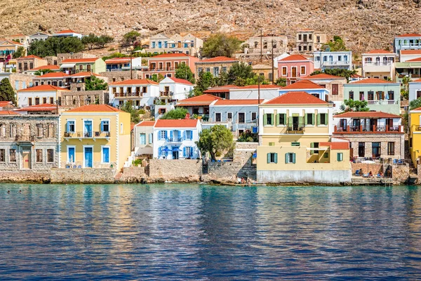 Yunanistan 'ın Dodecanese ada zincirinin bir parçası olan Rodos yakınlarındaki Halki Adası.