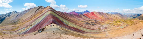 Vinicunca Winikunka Chiamato Anche Montana Siete Colores Montagna Nelle Ande — Foto Stock