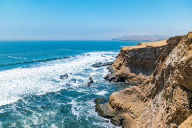 Landscape of the Paracas National Reserve in Peru. clipart