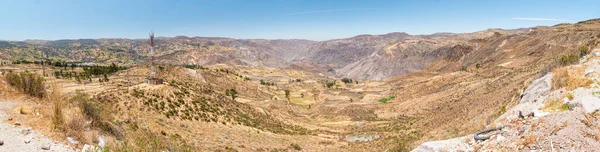 位于Nazca和Cusco之间的秘鲁山区地貌 — 图库照片