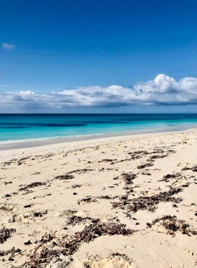 Grace Körfezi Sahili Tam öğle vakti