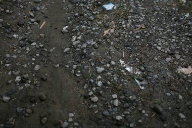 Siyah ve beyaz bir toprağı kapatın.