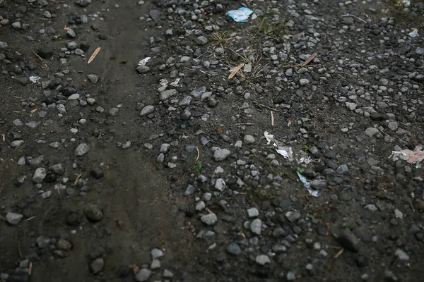 Siyah ve beyaz bir toprağı kapatın.