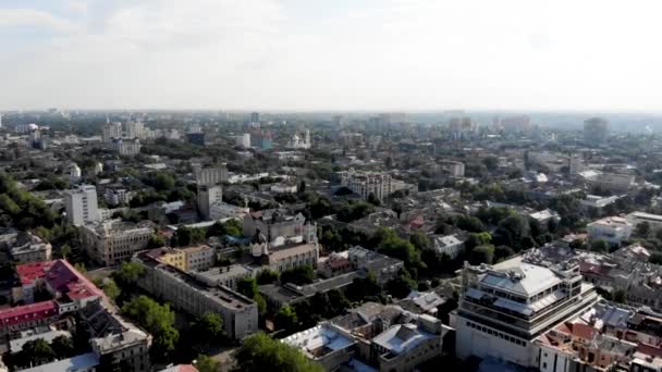 Drone Shot Odessa Drone View Port City Black Sea Southern — Stock Video