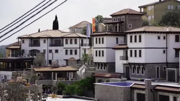 Old Bar Montenegro Londsha Kulle Vid Foten Mount Rumia Fästning — Stockvideo