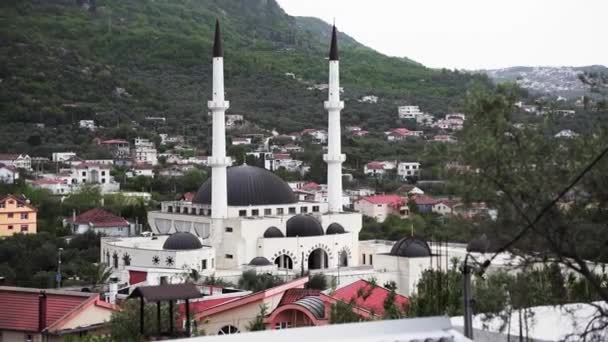 Selimija Mosque Southern Walls Old Town Bar Montenegro New Selimija — Stock Video