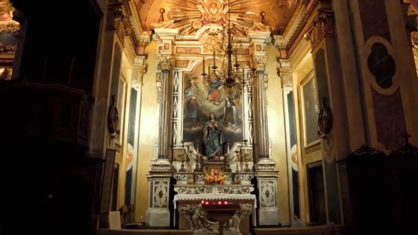 Mariä Verkündigung Kirche Nizza Kirche Saint Rita Nice Tempel Von — Stockvideo