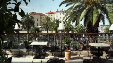 Palace of Diocletian in Split Croatia. Palace of the Roman Empire. Historical center of Split. Cathedral of Saint Duim. Catholic Cathedral in Split Croatia. Bronze gates.