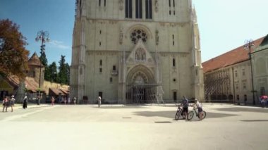 Archdiocese of Zagreb. Cathedral of the Assumption of the Virgin Mary and Saints Stephen and Vladislav. Catholic Cathedral in Zagreb Croatia. Historic center of Zagreb