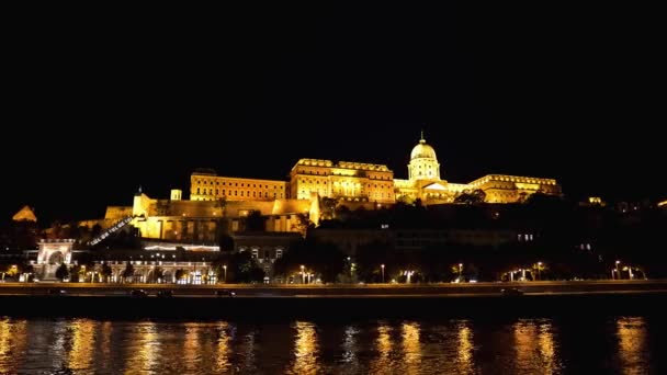 Buda Kalesi Budapeşte Deki Macar Krallarının Evi Budapeşte Tarihi Müzesi — Stok video