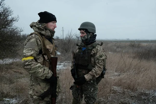 Hostroluchya ウクライナ 3月2022 ウクライナの防衛国の軍隊 — ストック写真