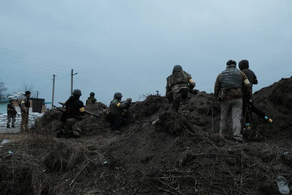 Hostroluchchchya Ukraine Mars 2022 Forces Militaires Pays Défense Ukrainien — Photo