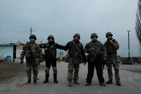 Hostroluchchya Ukrayna Mart 2022 Ukrayna Savunma Ülkesinin Askeri Güçleri — Stok fotoğraf