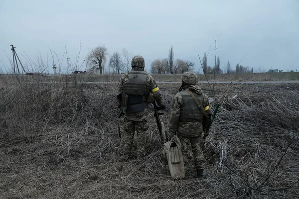 Hostroluchya Україна Березня 2022 Військові Сили України — стокове фото