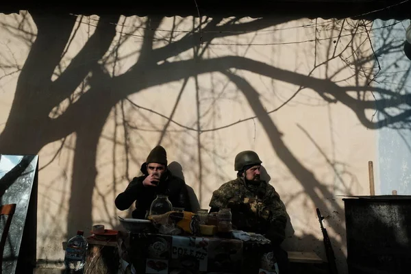 Hostroluchchya Ukraine March 2022 Ukrainian Territorial Defence Fighters — ストック写真