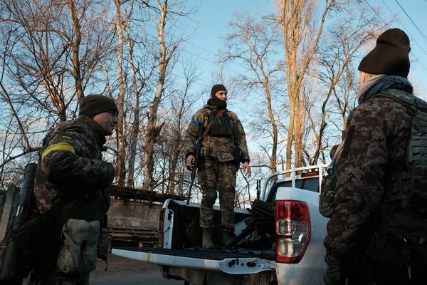 Hostroluchchya Ukrayna Mart 2022 Ukrayna Savunma Ülkesinin Askeri Güçleri — Stok fotoğraf