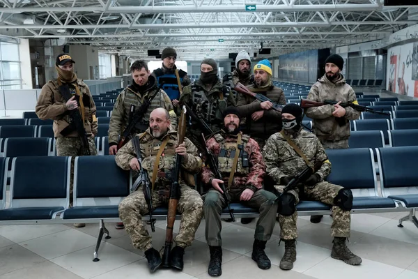 Ukrayna Mart 2022 Ukrayna Savunma Ülkesinin Askeri Güçleri Havaalanında — Stok fotoğraf