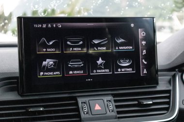 Hong Kong, Çin 28 Temmuz 2021: Audi Q5 Spor Konsolu 28 Temmuz 2021.