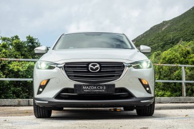 Hong Kong, Çin 7 Temmuz 2021 Mazda CX-3 Test Sürüşü 7 Temmuz 2021.