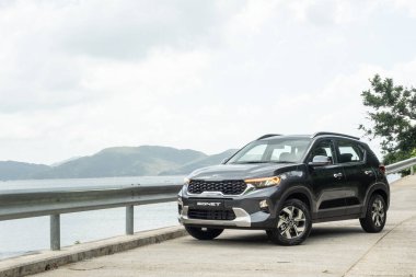 Hong Kong, Çin 16 Haziran 2021: Kia Sonet Test Günü 16 Haziran 2021.