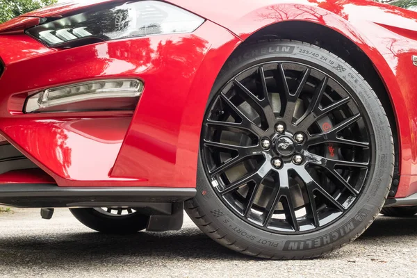 Hong Kong China Feb 2022 Ford Mustang 2022 Wheel Feb — Stock Photo, Image