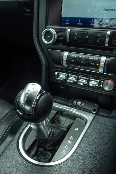 Hong Kong China Feb 2022 Ford Mustang 2022 Gear Shift — Foto de Stock