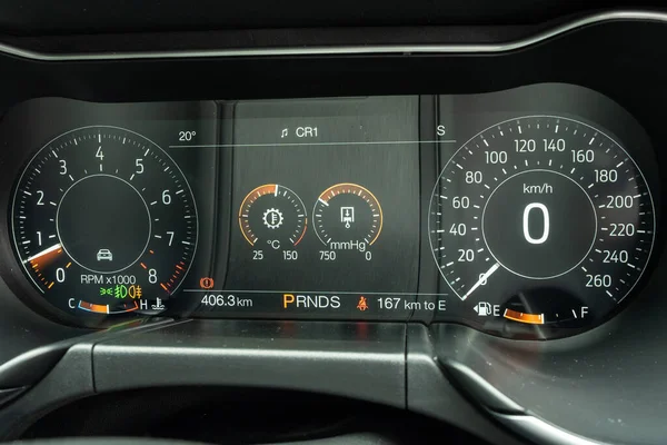 Hong Kong China Feb 2022 Ford Mustang 2022 Dashboard Feb — 스톡 사진