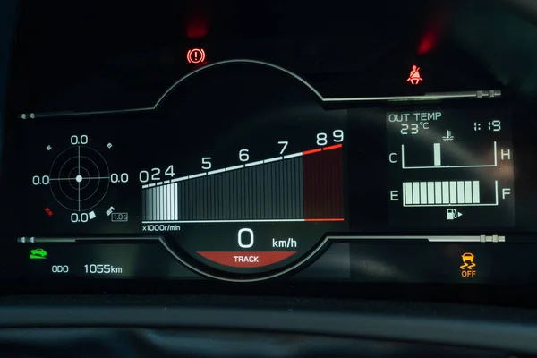 Hong Kong China April 2022 Subaru Brz 2022 Dashboard April — 스톡 사진