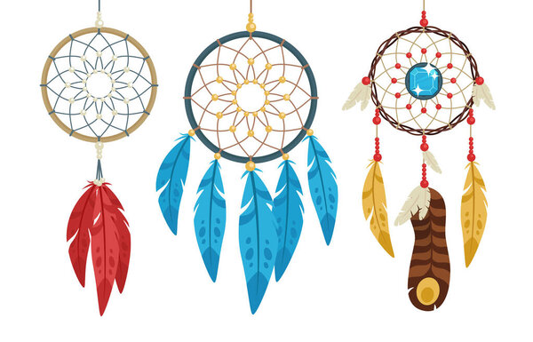 Векторная иллюстрация ловца снов