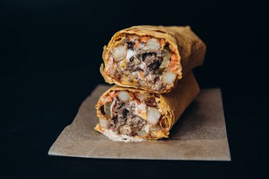 Shawarma Sebze Pide Fast food