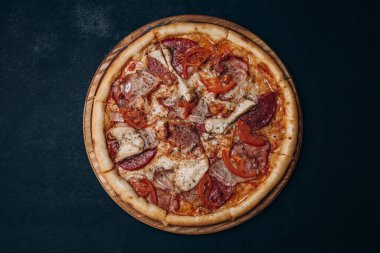 Pizza, peynir, fast food, İtalyan.