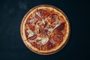 Pizza, peynir, fast food, İtalyan.