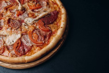 Pizza, peynir, fast food, İtalyan.