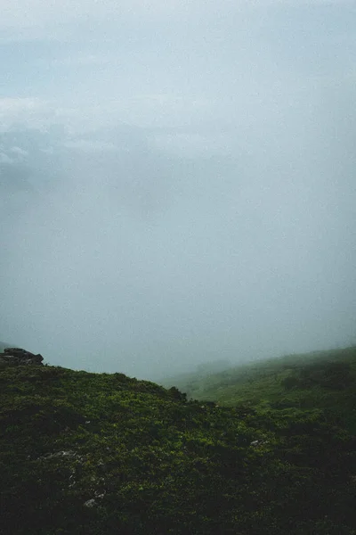 Fog Mountains Sky Nature Cloud Forest Panorama — Stock Photo, Image