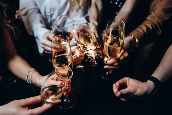 person with a glass of wine celebration champagne party hen-party