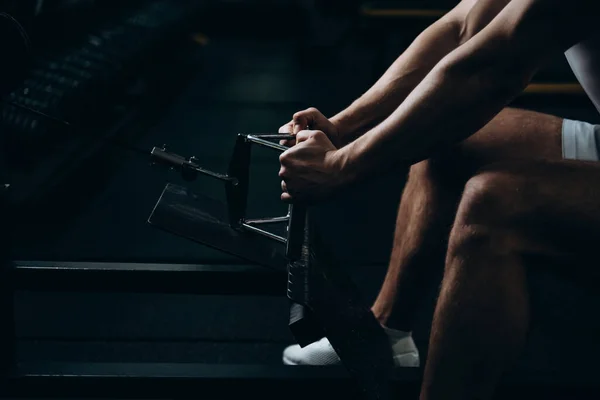 Atleta Ginásio Jock Treino Treinamento Homem Menino Exercício — Fotografia de Stock