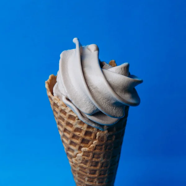 Ice Cream Cone Sweet Bright Colorfully Food — Stock Photo, Image